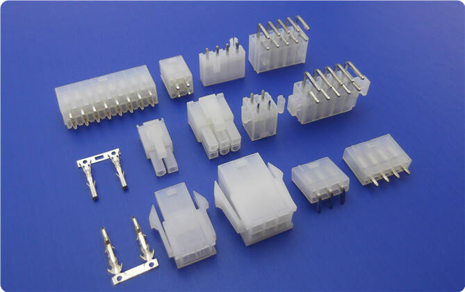 2 Rows Mini-Fit Jr 4.2 mm Through Hole Right Angle Pack of 10 20 Contacts Power 5569 Series MOLEXMOLEX 39291208-Pin Header 