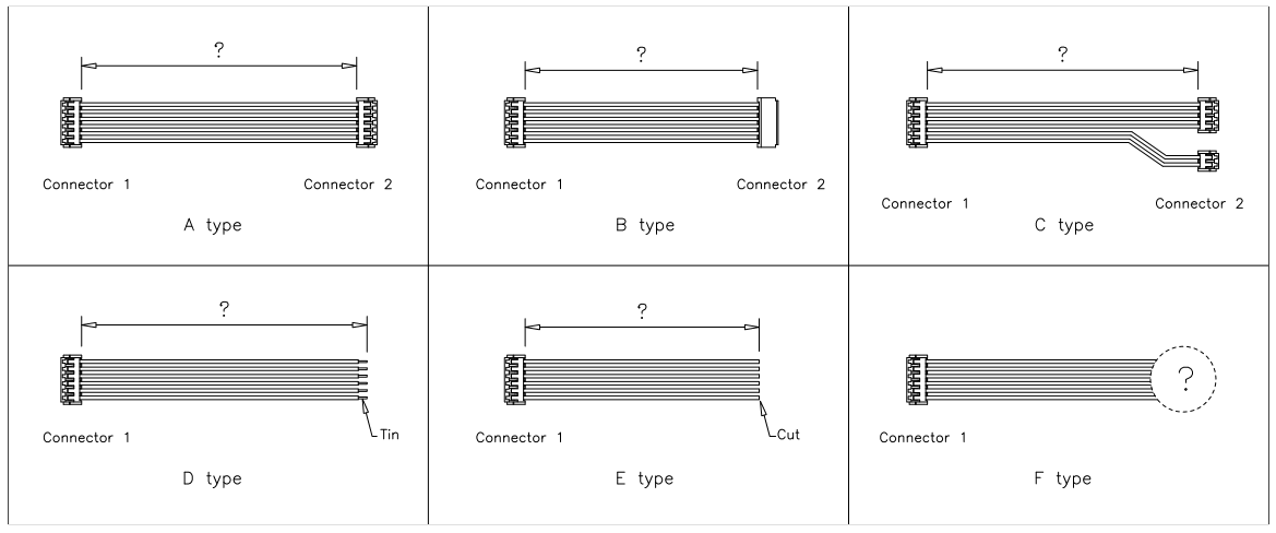 JST EH Connector cable assemblies