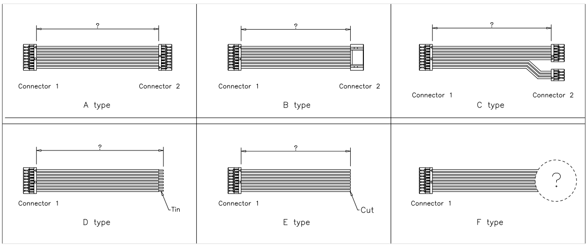 JST GH Connector cable assemblies