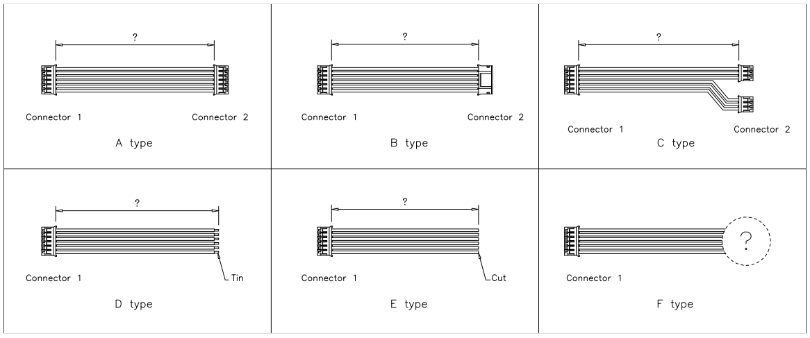 JST PH Connector cable assemblies