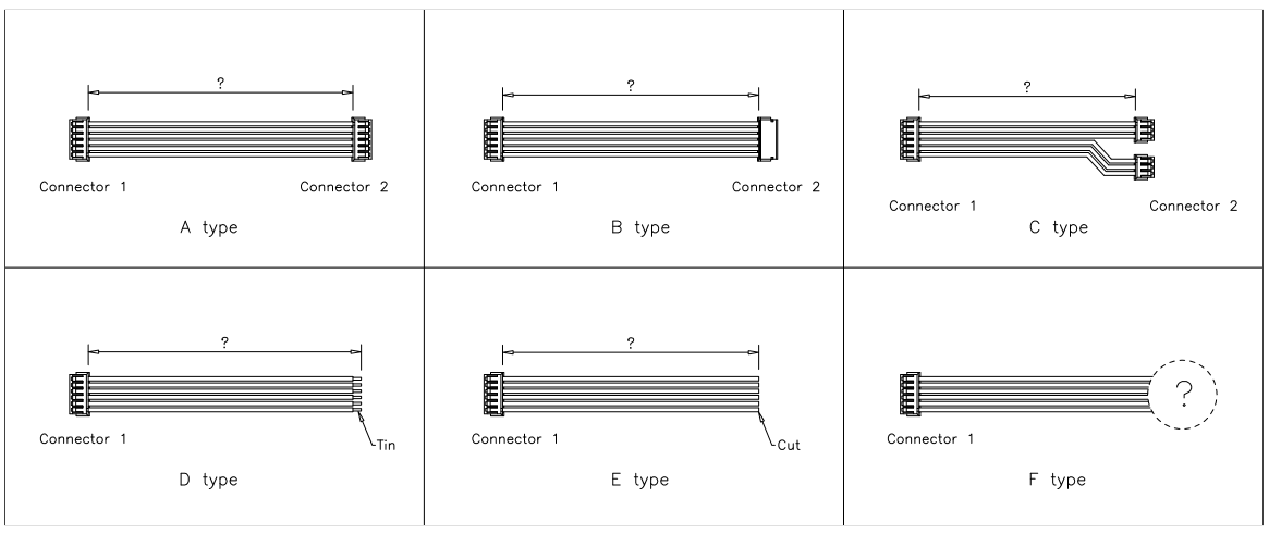 JST ZH Connector cable assemblies