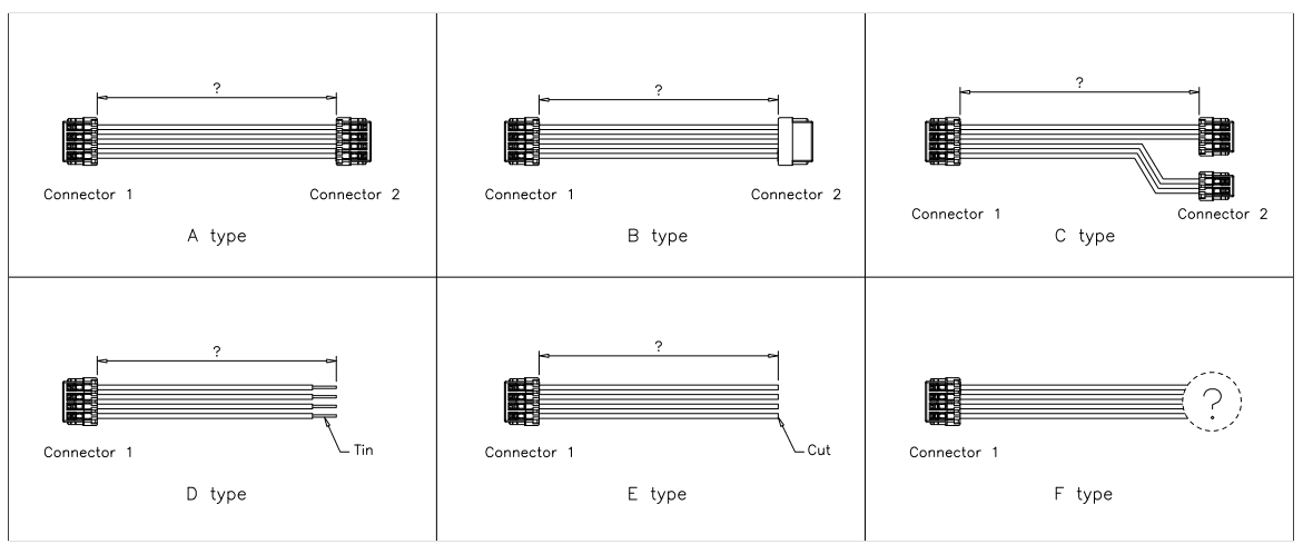 Jst Sur Connector cable assemblies